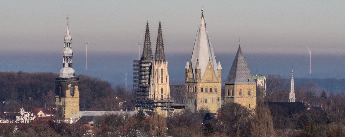 Die Türme von Soest im Panorama